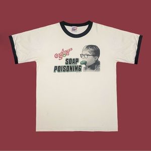 Vintage A Christmas Story soap poisoning puff print t-shirt 🎄🧼